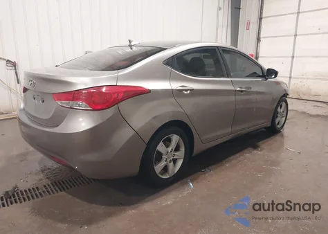 2013 Hyundai Elantra Gls from USA, damaged, VIN 5NPDH4AE4DH348548